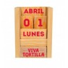 Calendario de Madera “Perpetuo” Chico