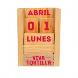 Calendario de Madera “Perpetuo” Chico