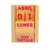 Calendario de Madera “Perpetuo” Chico