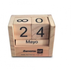Calendario Madera