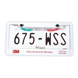 Protector para Placa de Automovil